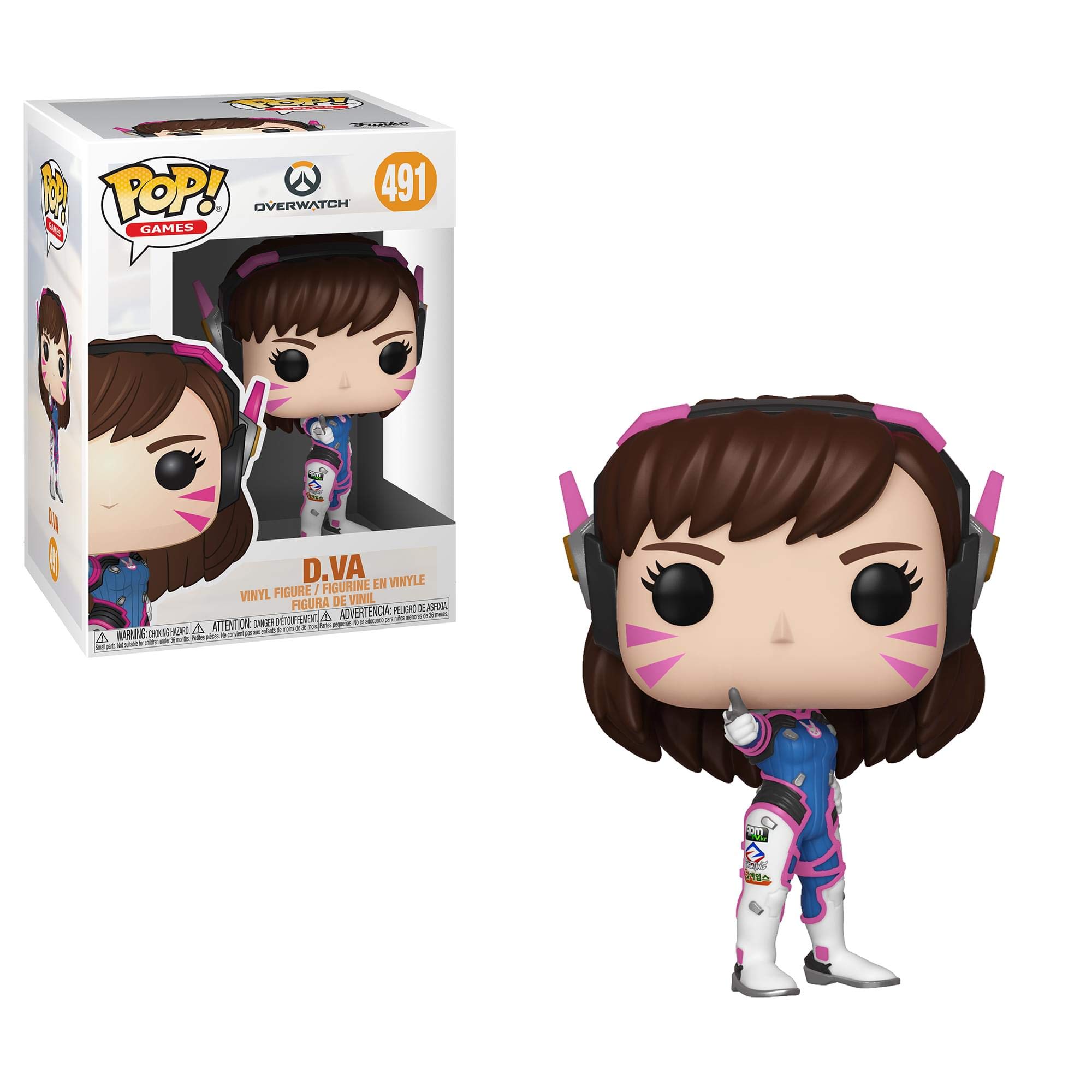 Amazon.com: Funko POP! Games: Overwatch-D.Va Collectible Figure